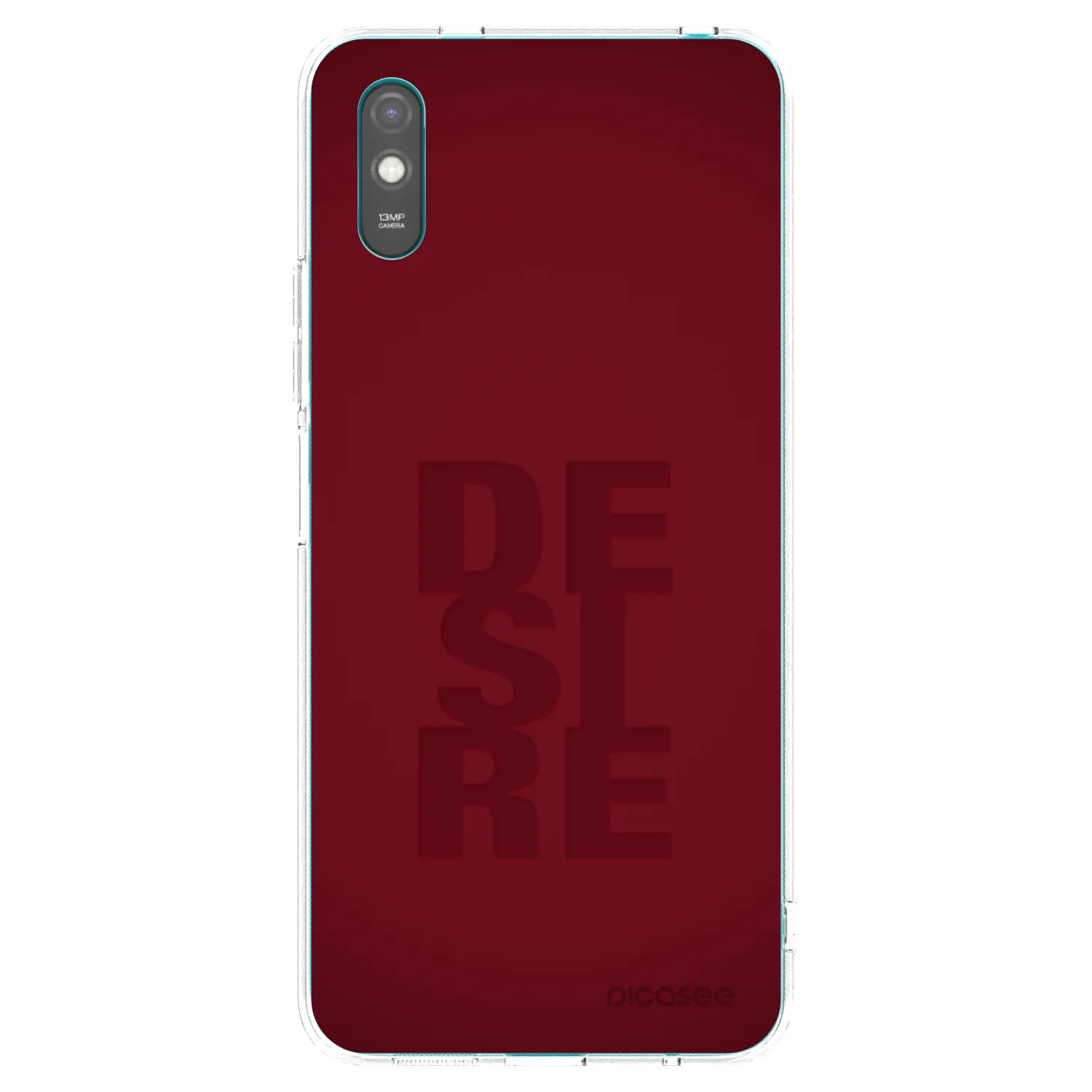 Picasee Xiaomi Redmi 9A Hülle - Transparentes Silikon - Desire