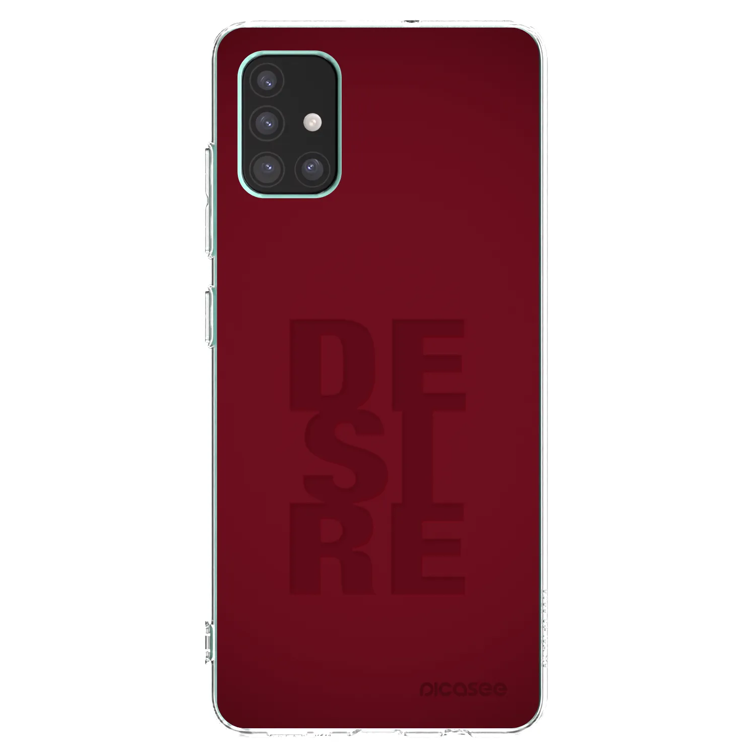 Picasee Samsung Galaxy M51 M515F Hülle - Transparentes Silikon - Desire