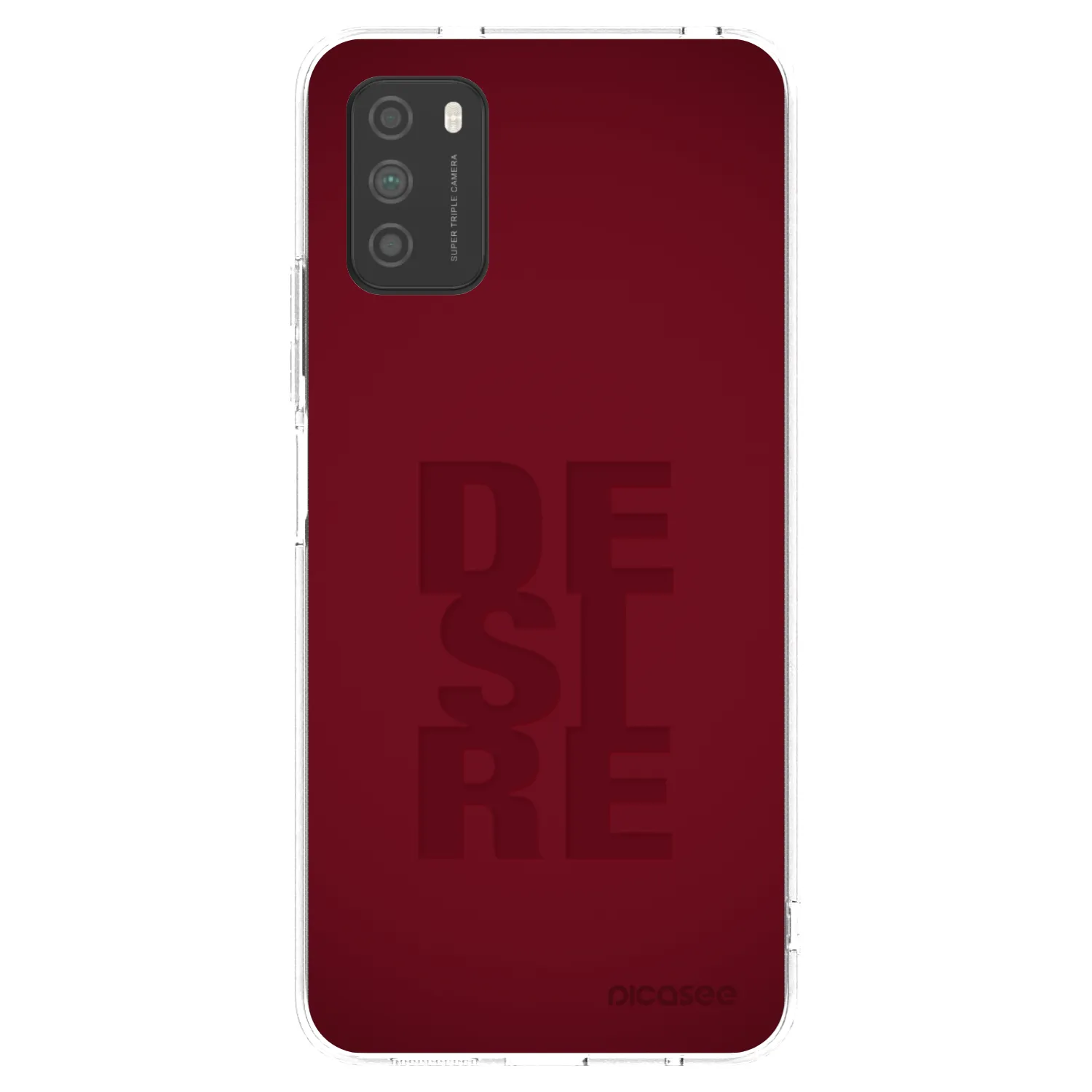 Picasee Xiaomi Poco M3 Hülle - Transparentes Silikon - Desire
