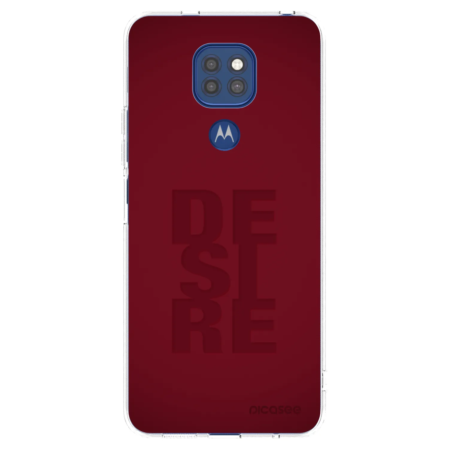 Picasee Motorola Moto G9 Play Hülle - Transparentes Silikon - Desire