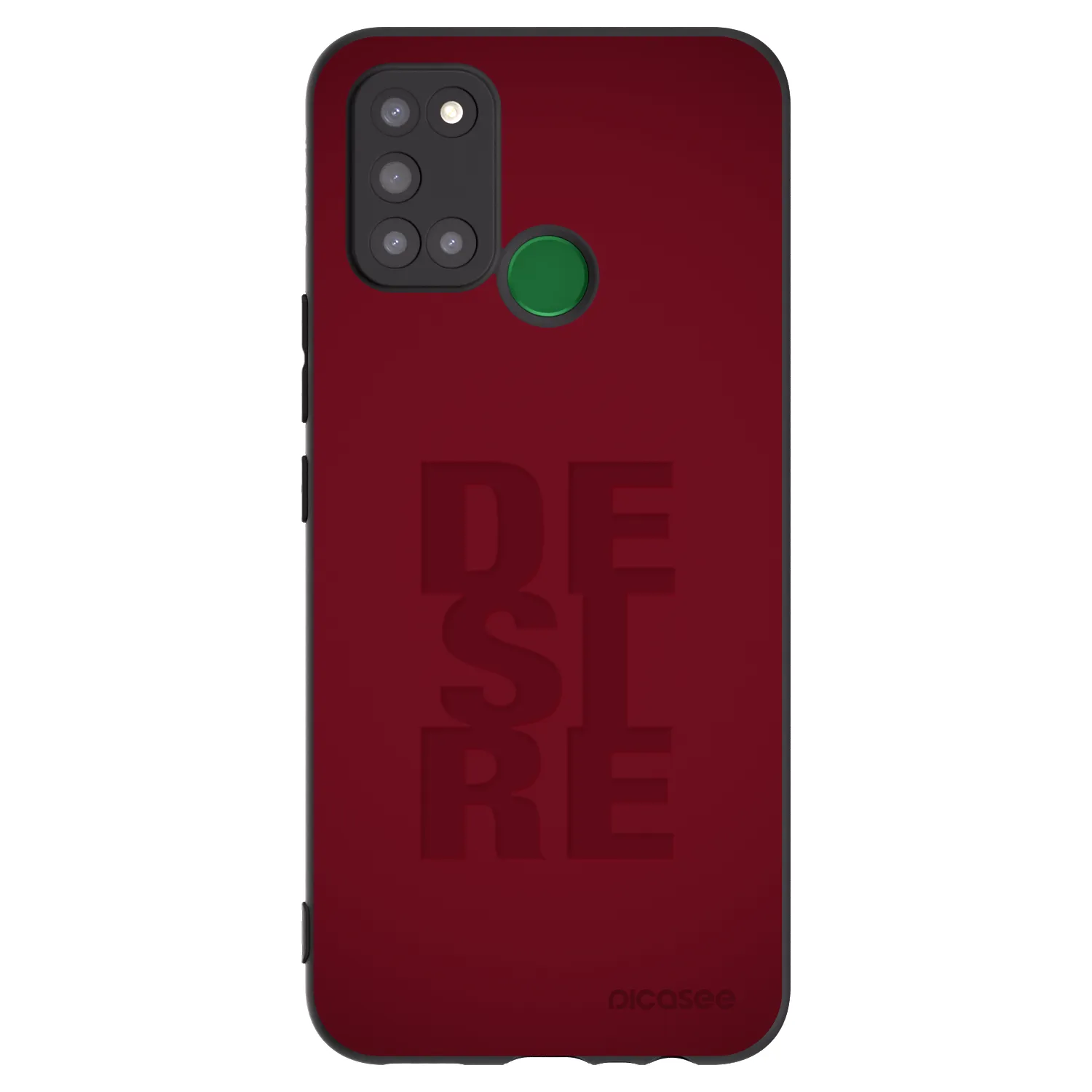 Picasee Realme 7i Hülle - Schwarzes Silikon - Desire