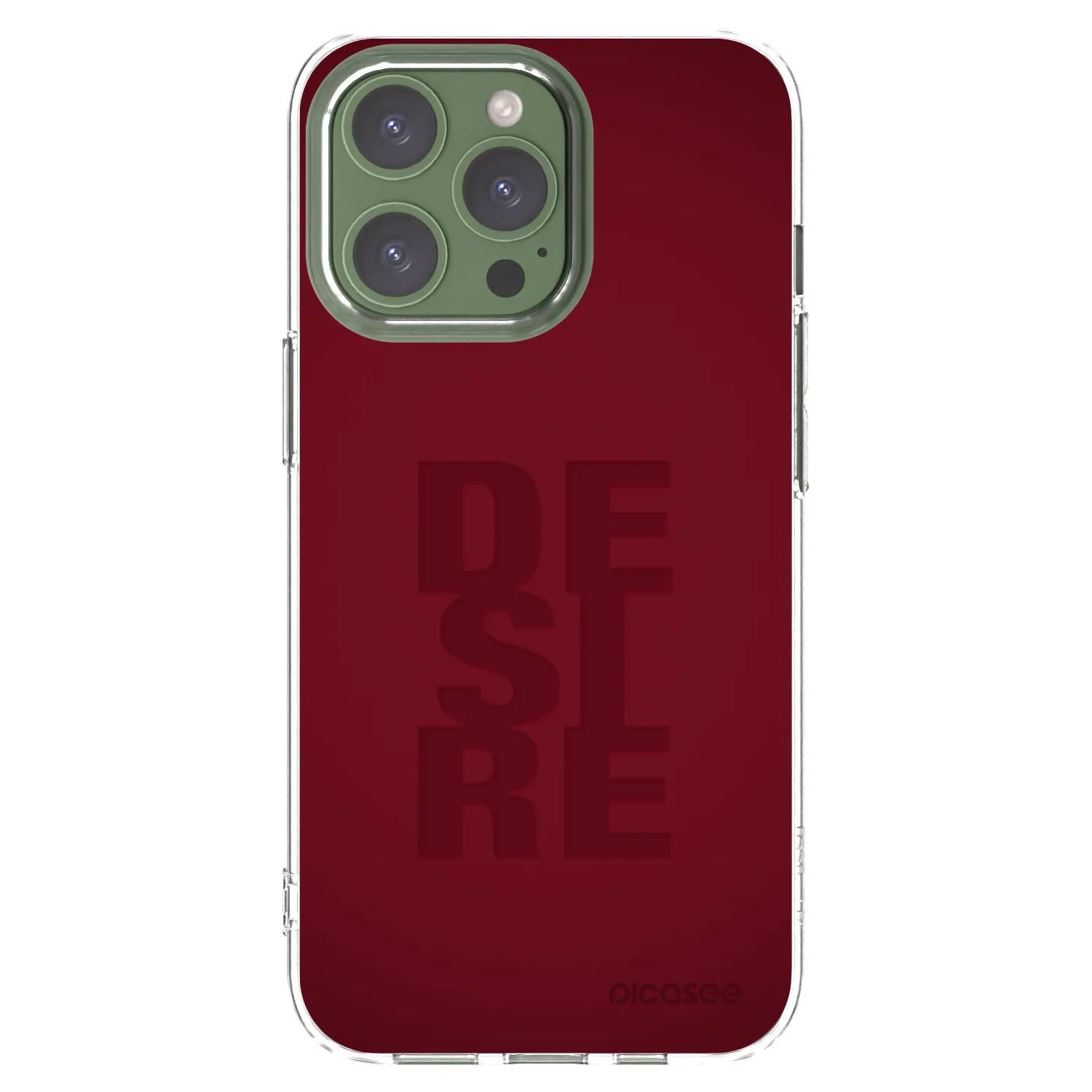 Picasee Apple iPhone 13 Pro Hülle - Transparentes Silikon - Desire