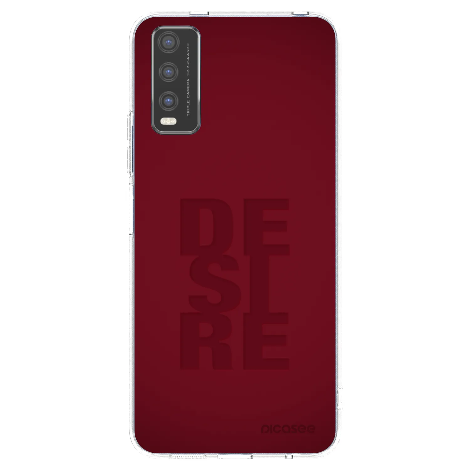 Picasee Vivo Y20s Hülle - Transparentes Silikon - Desire