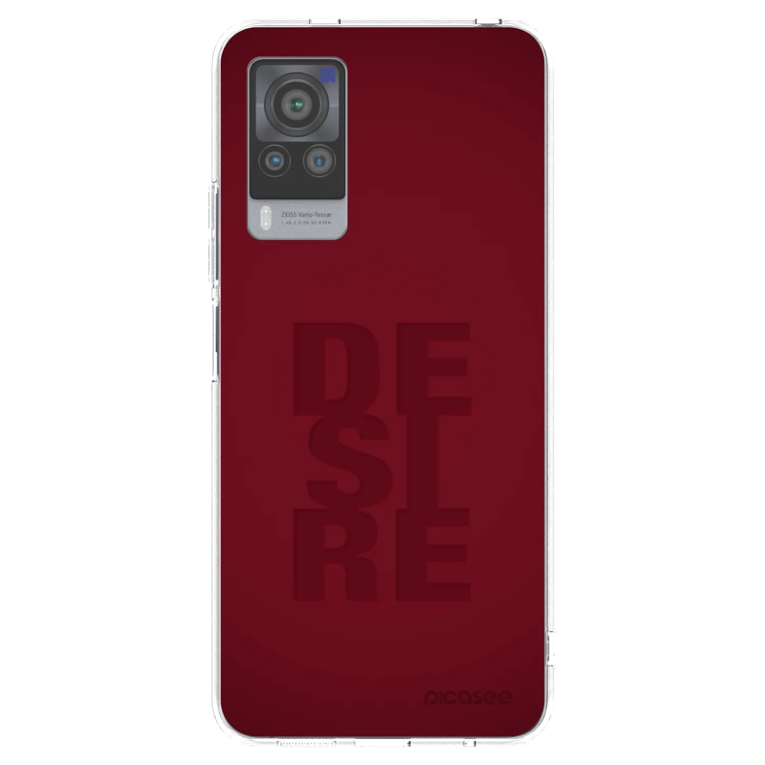 Picasee Vivo X60 Pro 5G Hülle - Transparentes Silikon - Desire
