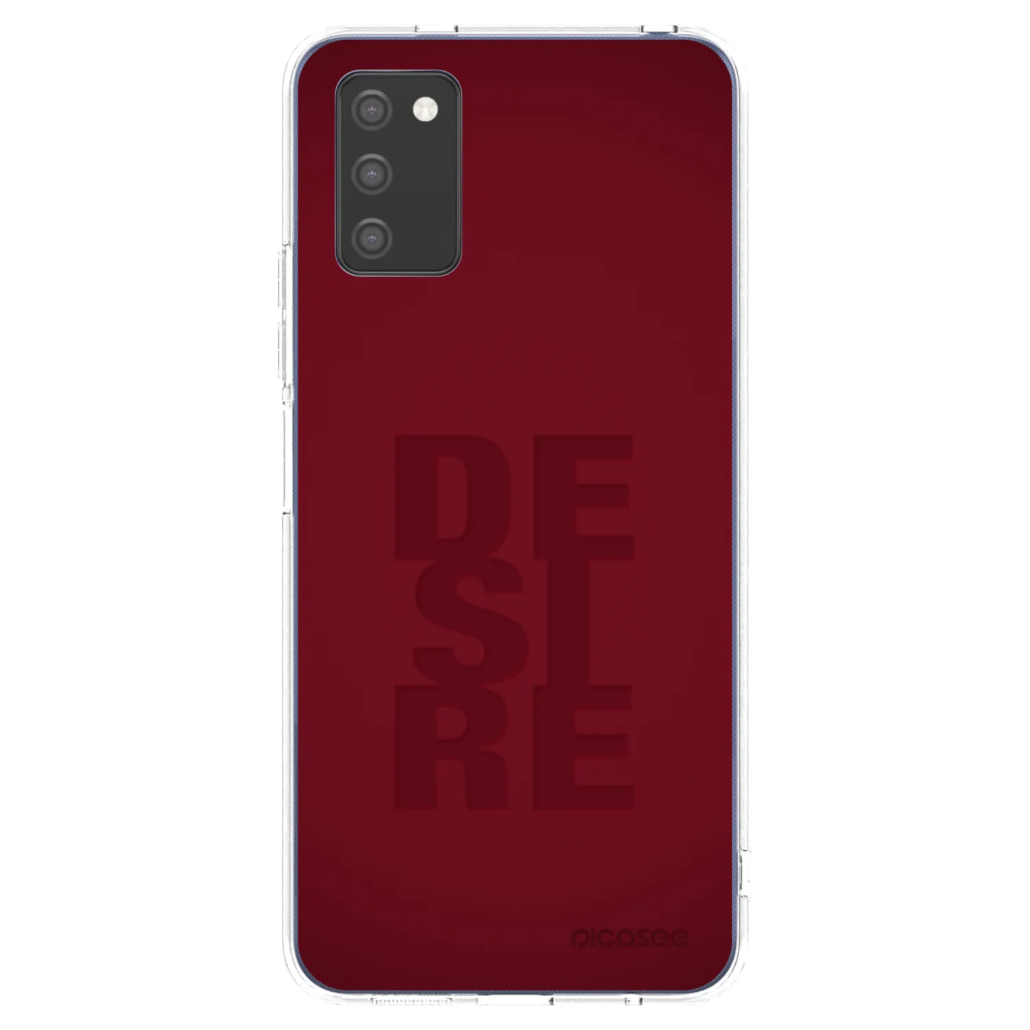 Picasee Samsung Galaxy A03s A037G Hülle - Transparentes Silikon - Desire