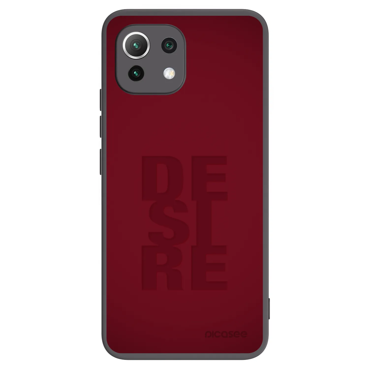 Picasee Xiaomi 11 Lite 5G NE Hülle - Schwarzes Silikon - Desire