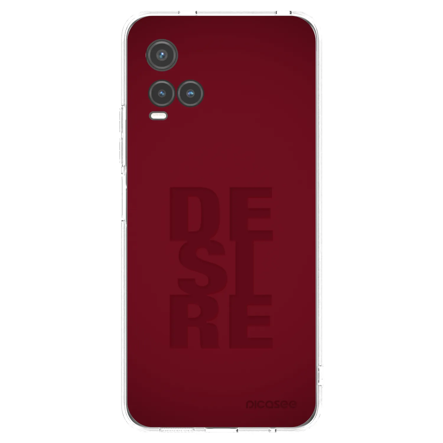 Picasee Vivo Y33s Hülle - Transparentes Silikon - Desire