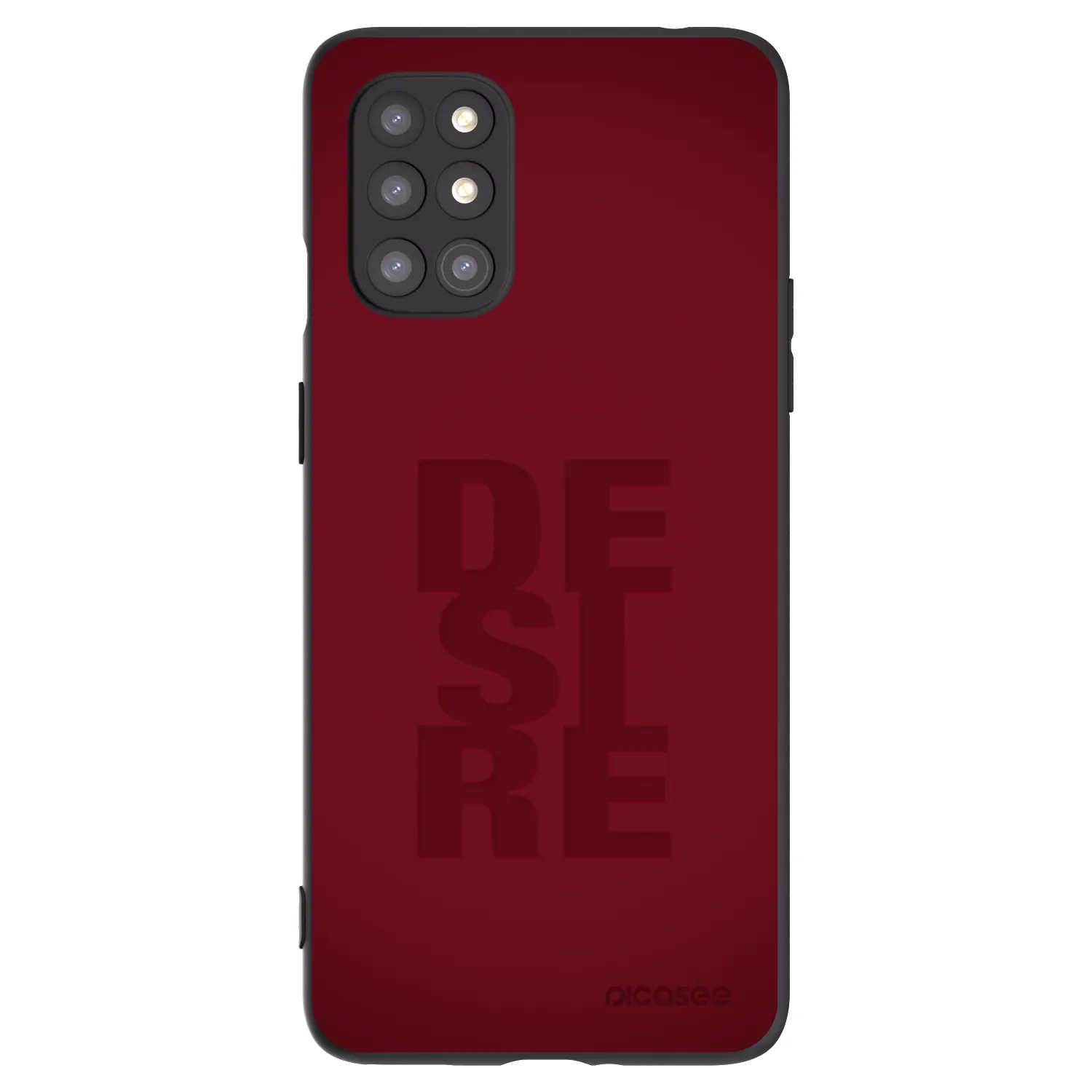 Picasee OnePlus 8T Hülle - Schwarzes Silikon - Desire