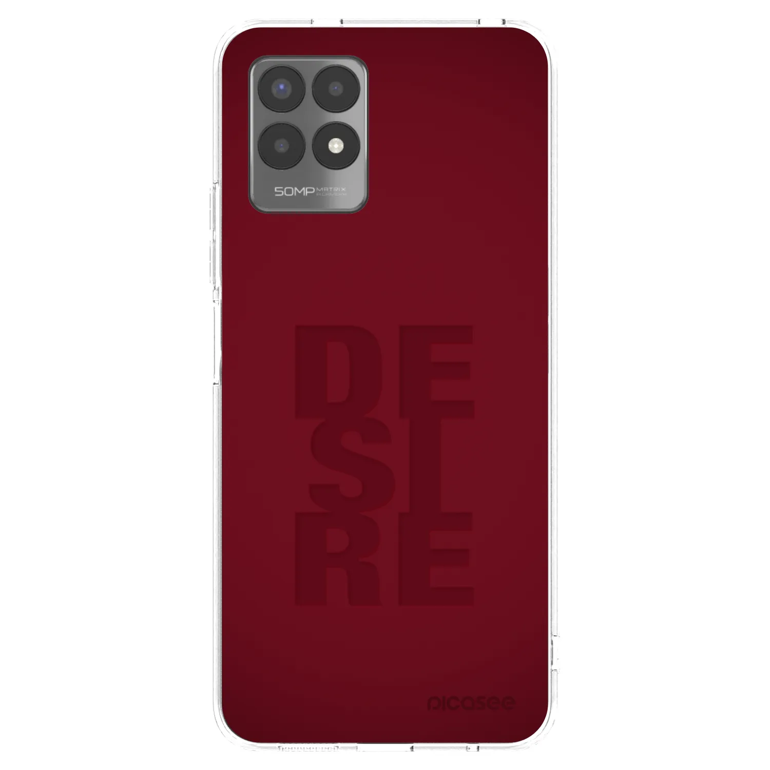 Picasee Realme 8i Hülle - Transparentes Silikon - Desire
