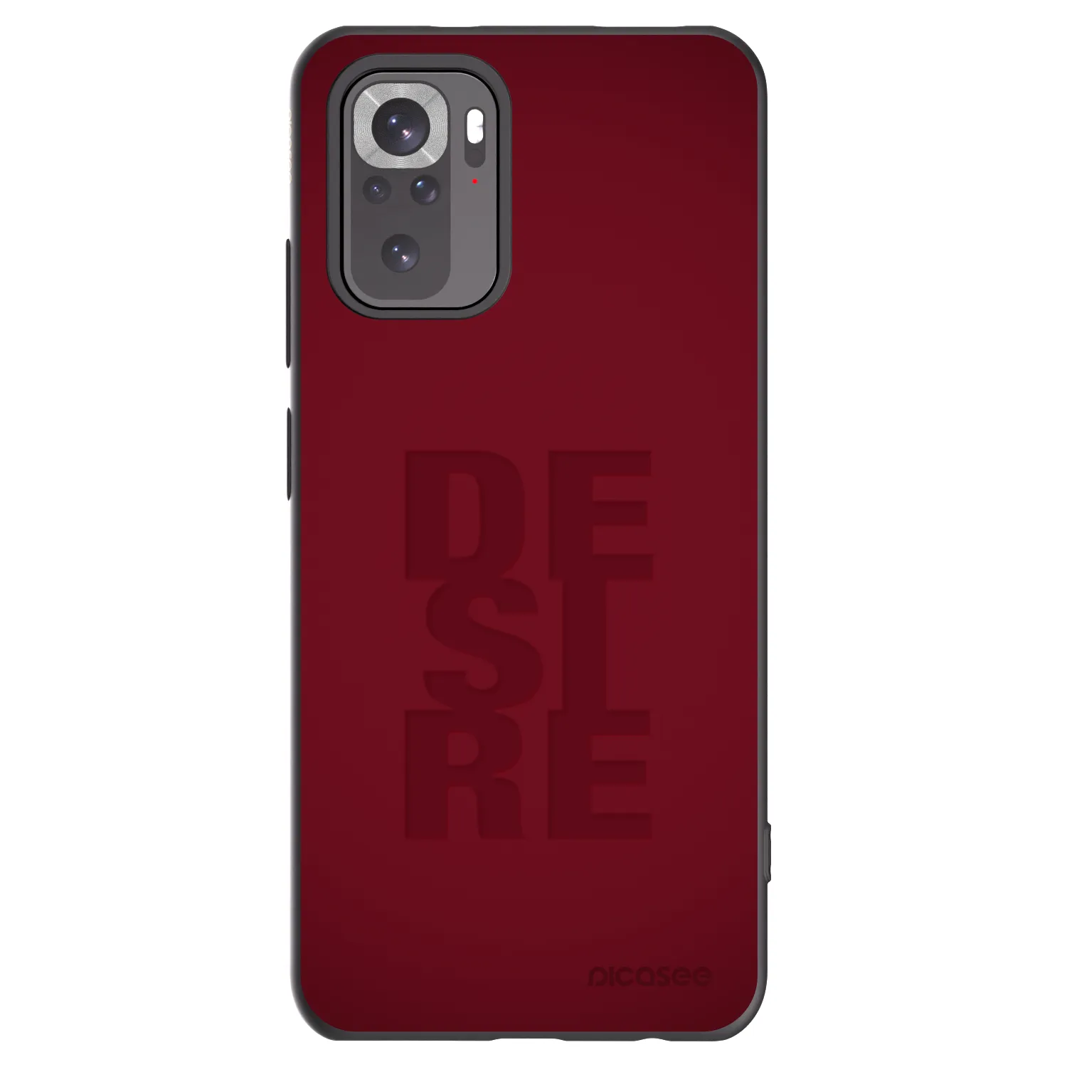 Picasee Xiaomi Redmi Note 11S 4G Hülle - Schwarzes Silikon - Desire