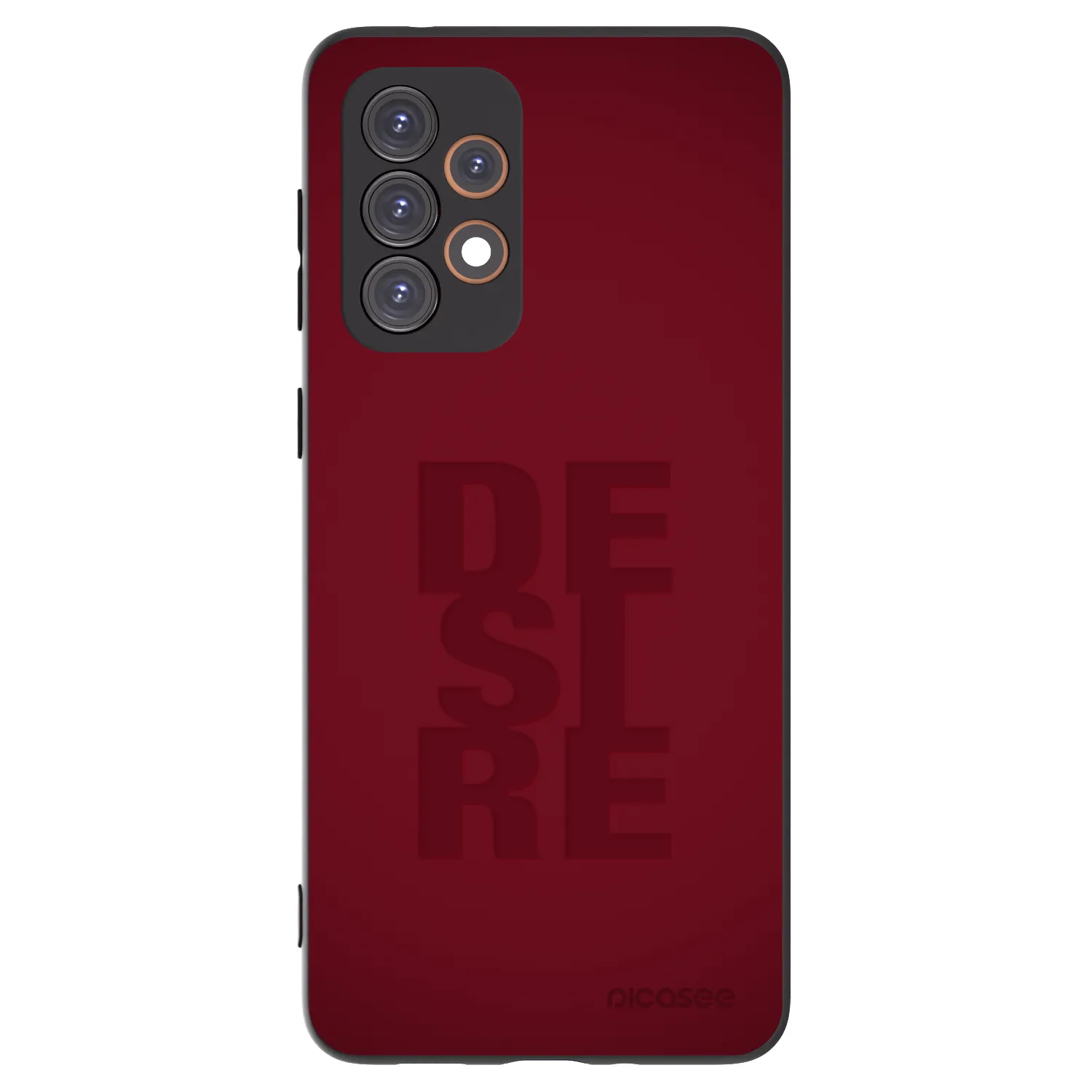 Picasee Samsung Galaxy A33 5G A336 Hülle - Schwarzes Silikon - Desire