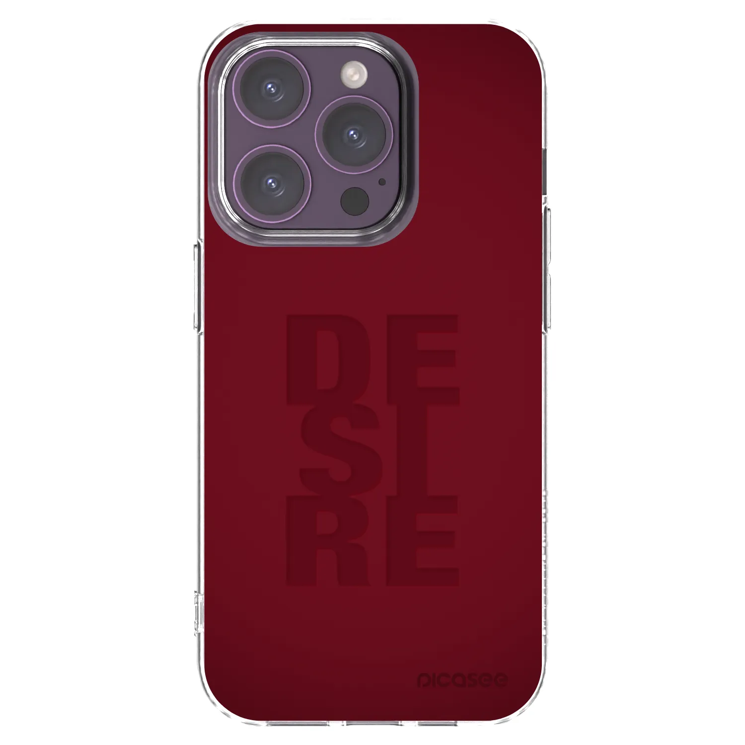 Picasee Apple iPhone 14 Pro Hülle - Transparentes Silikon - Desire
