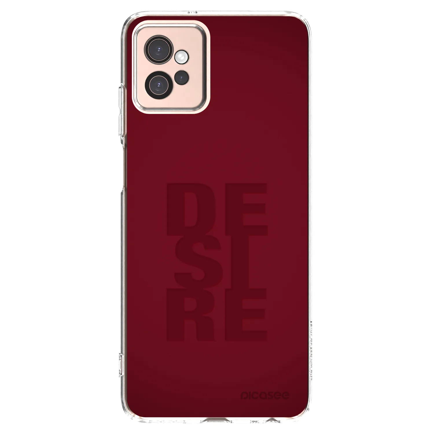 Picasee Motorola Moto G32 Hülle - Transparentes Silikon - Desire