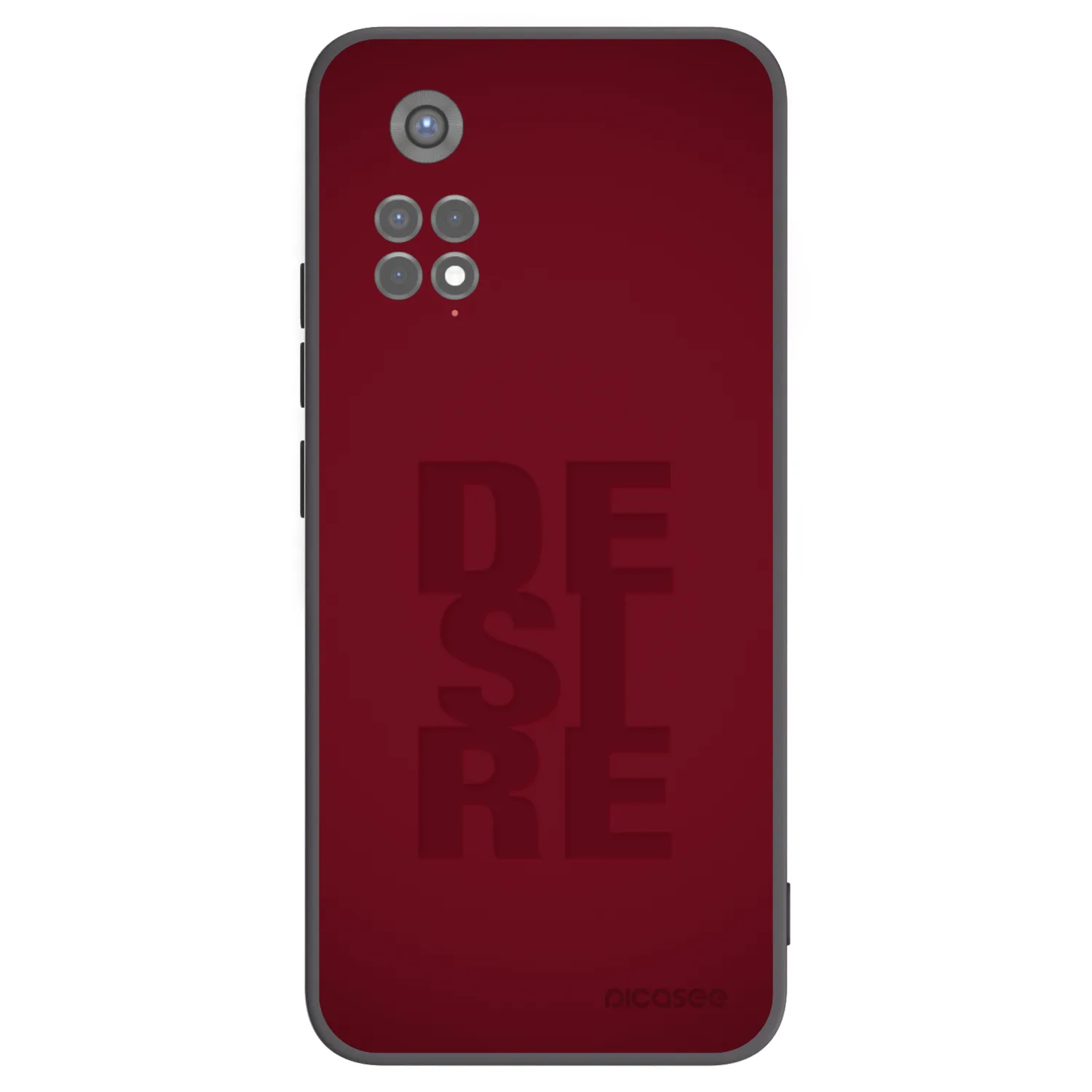 Picasee Xiaomi Redmi Note 11S 5G Hülle - Schwarzes Silikon - Desire