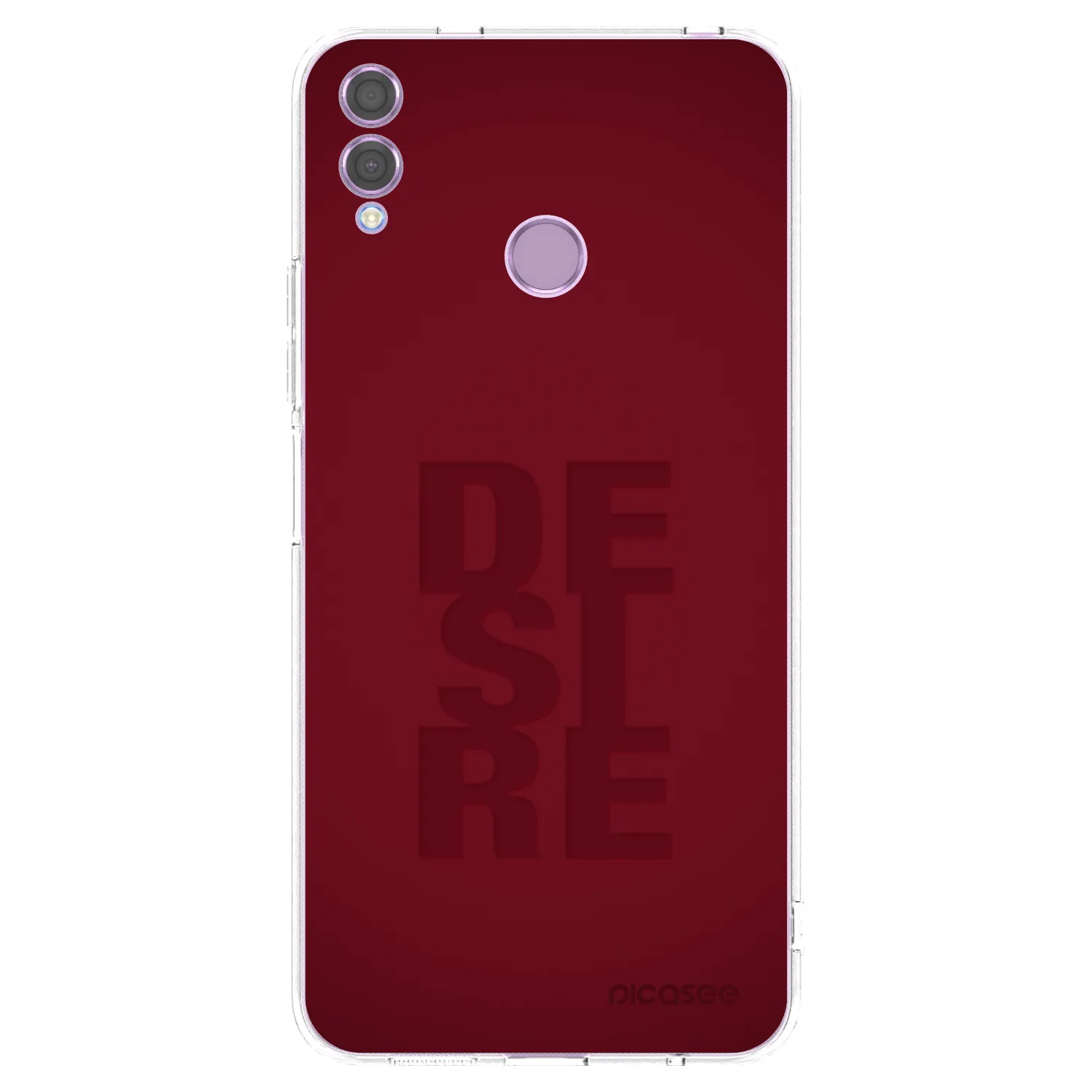 Picasee Honor 8X Hülle - Transparentes Silikon - Desire