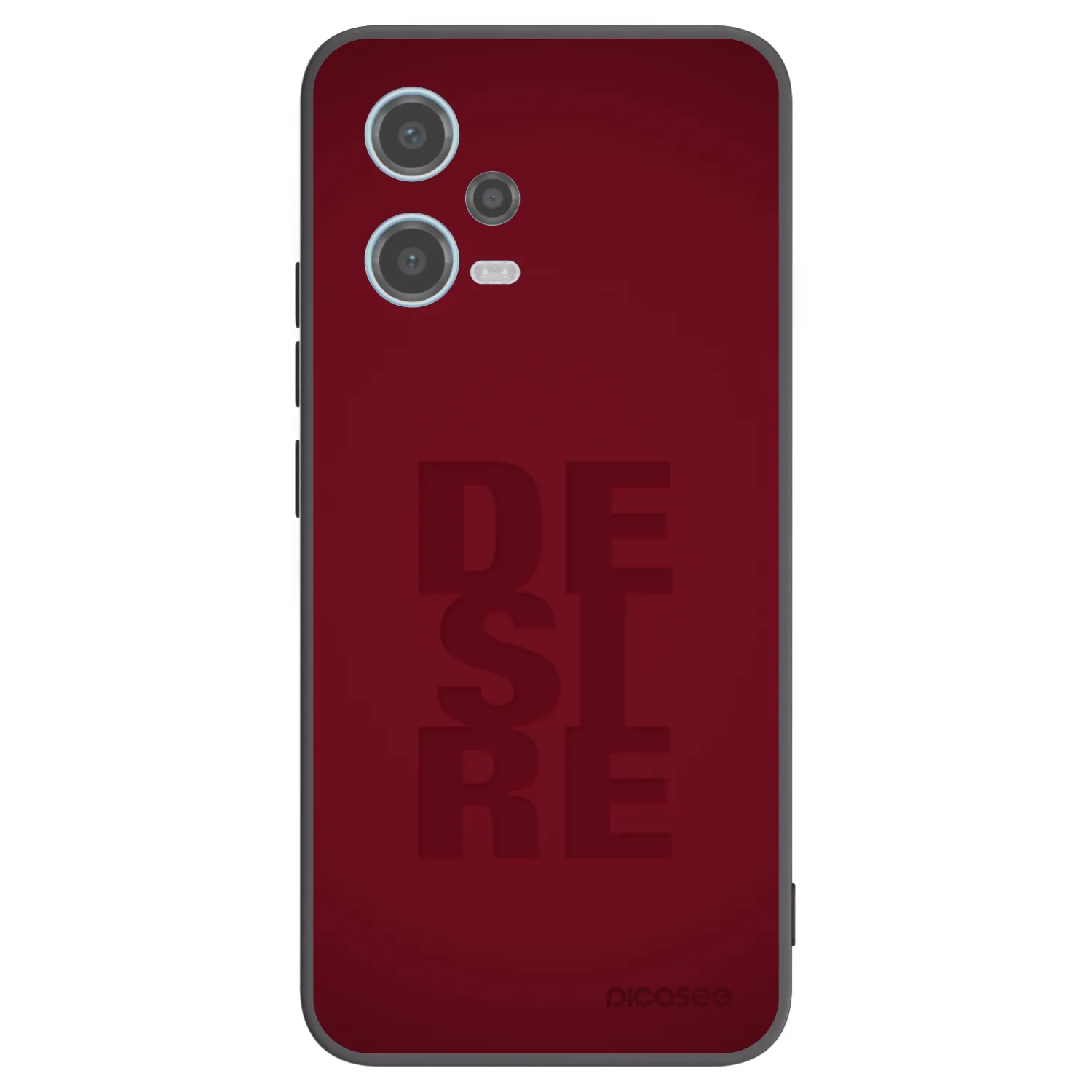 Picasee Xiaomi Redmi Note 12 5G Hülle - Schwarzes Silikon - Desire