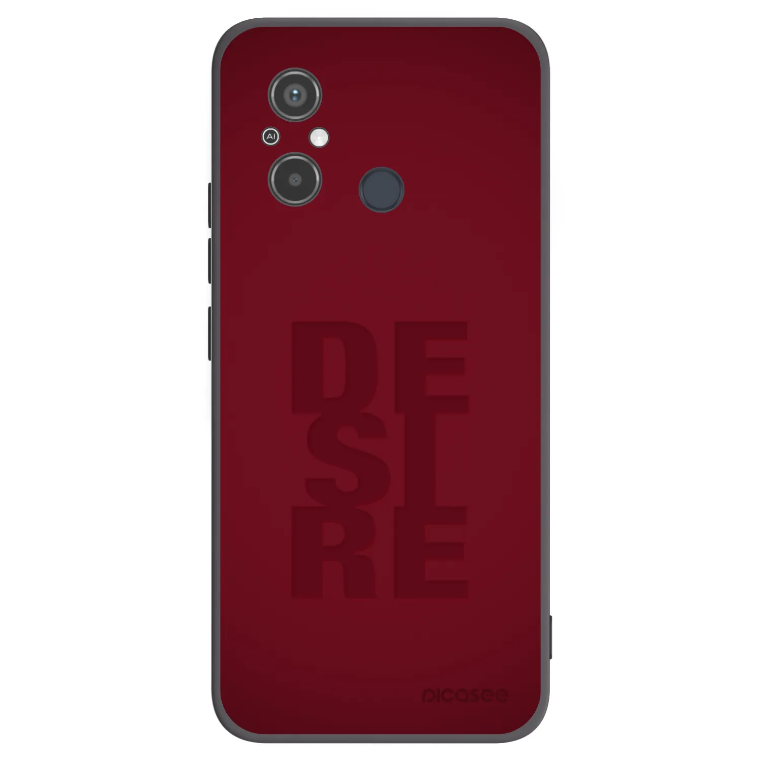 Picasee Xiaomi Redmi 12C Hülle - Schwarzes Silikon - Desire