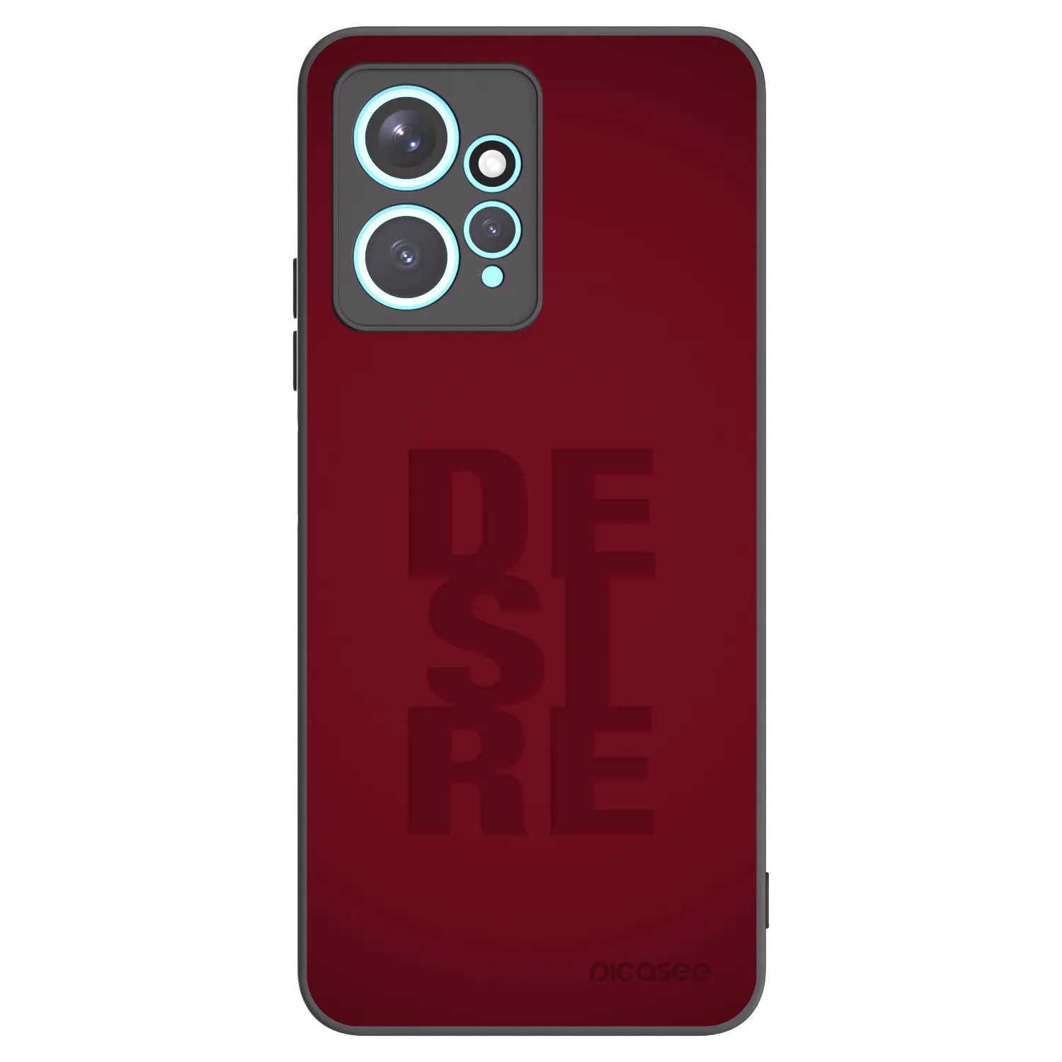 Picasee Xiaomi Redmi Note 12 4G Hülle - Schwarzes Silikon - Desire