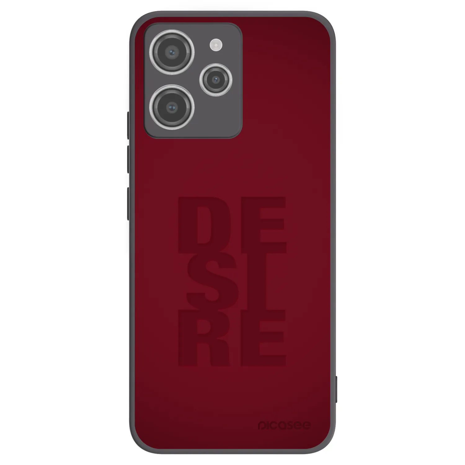 Picasee Xiaomi Redmi 12 4G Hülle - Schwarzes Silikon - Desire