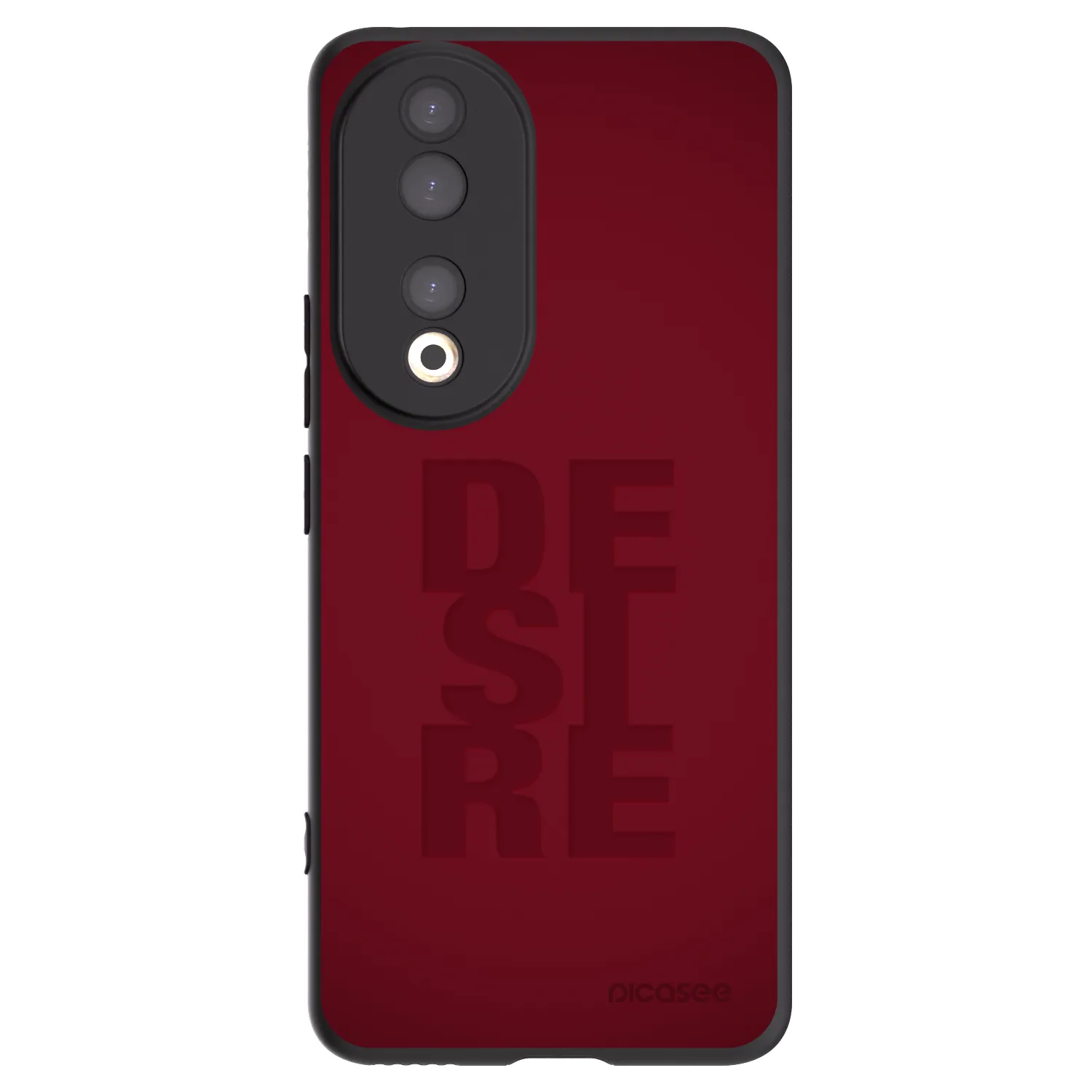 Picasee Honor 90 5G Hülle - Schwarzes Silikon - Desire