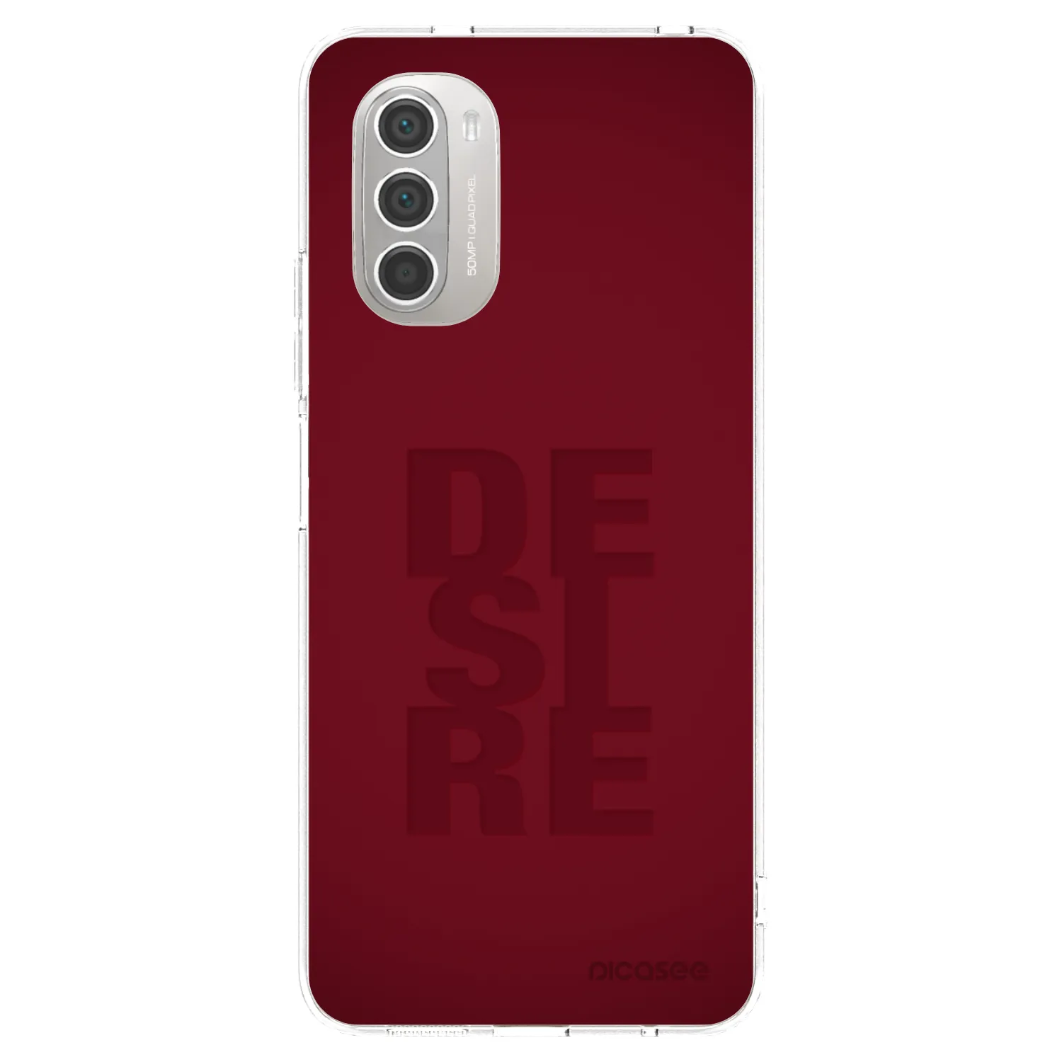 Picasee Motorola Moto G51 Hülle - Transparentes Silikon - Desire