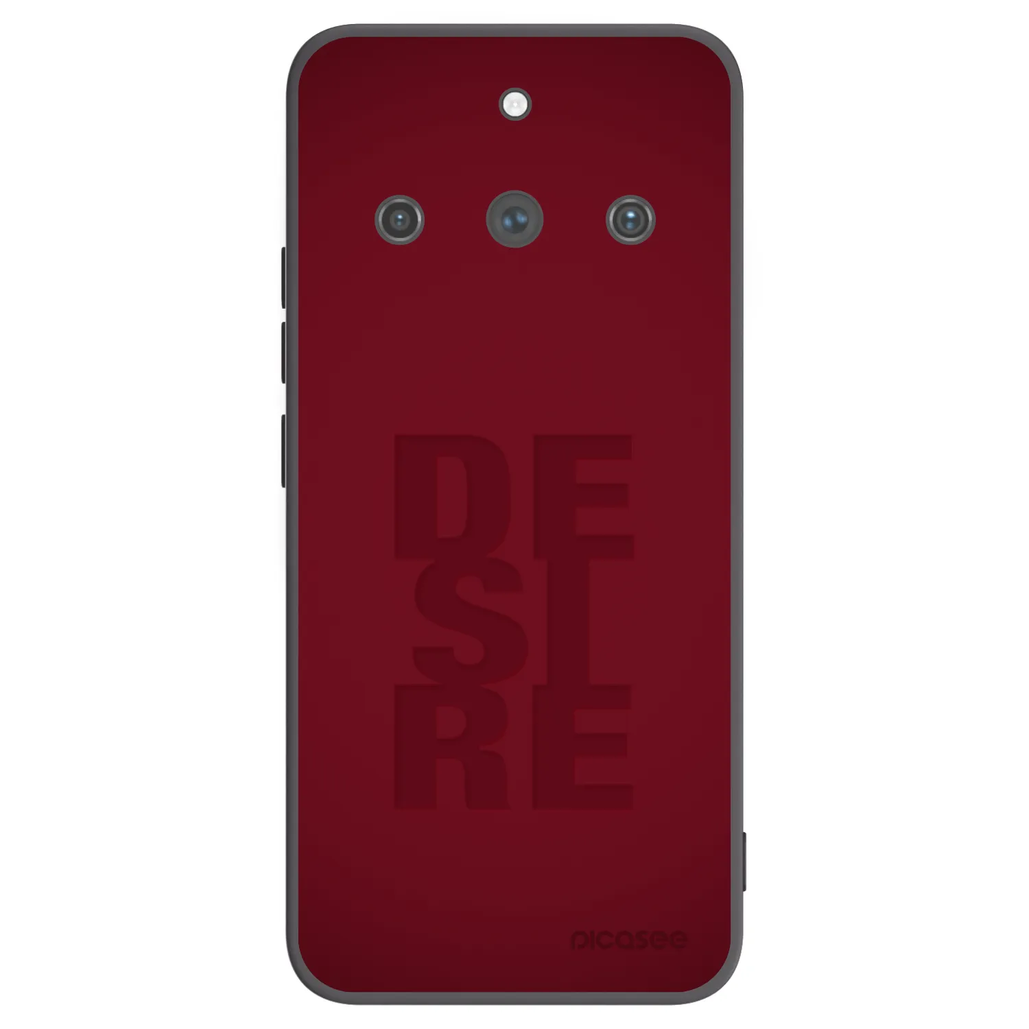 Picasee Realme 11 Pro+ Hülle - Schwarzes Silikon - Desire