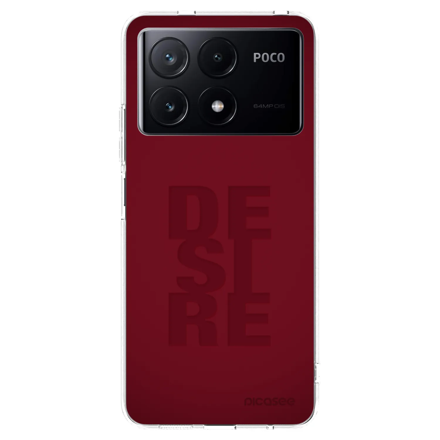 Picasee Xiaomi Poco X6 Pro Hülle - Transparentes Silikon - Desire