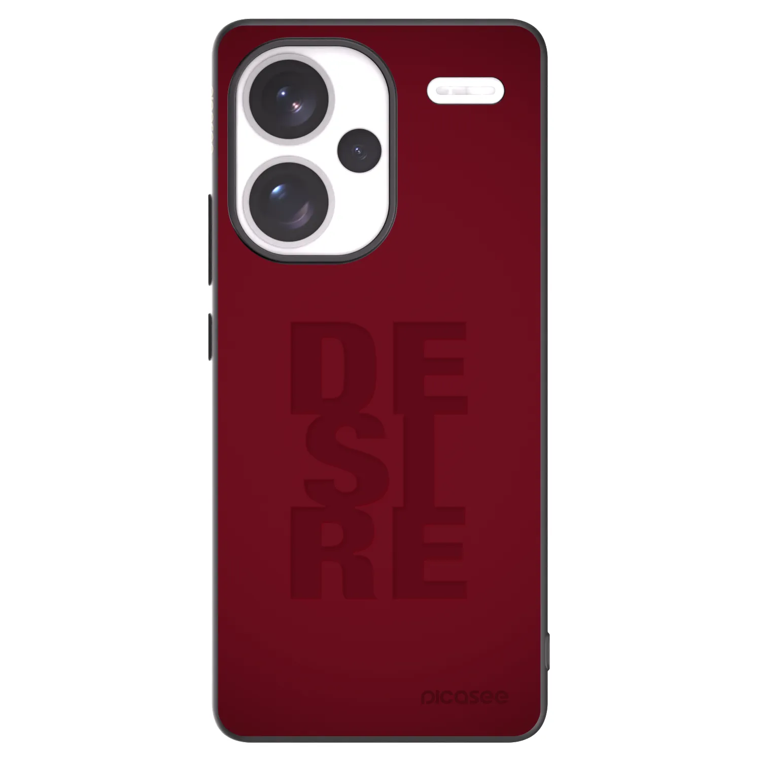 Picasee Xiaomi Redmi Note 13 Pro+ 5G Hülle - Schwarzes Silikon - Desire