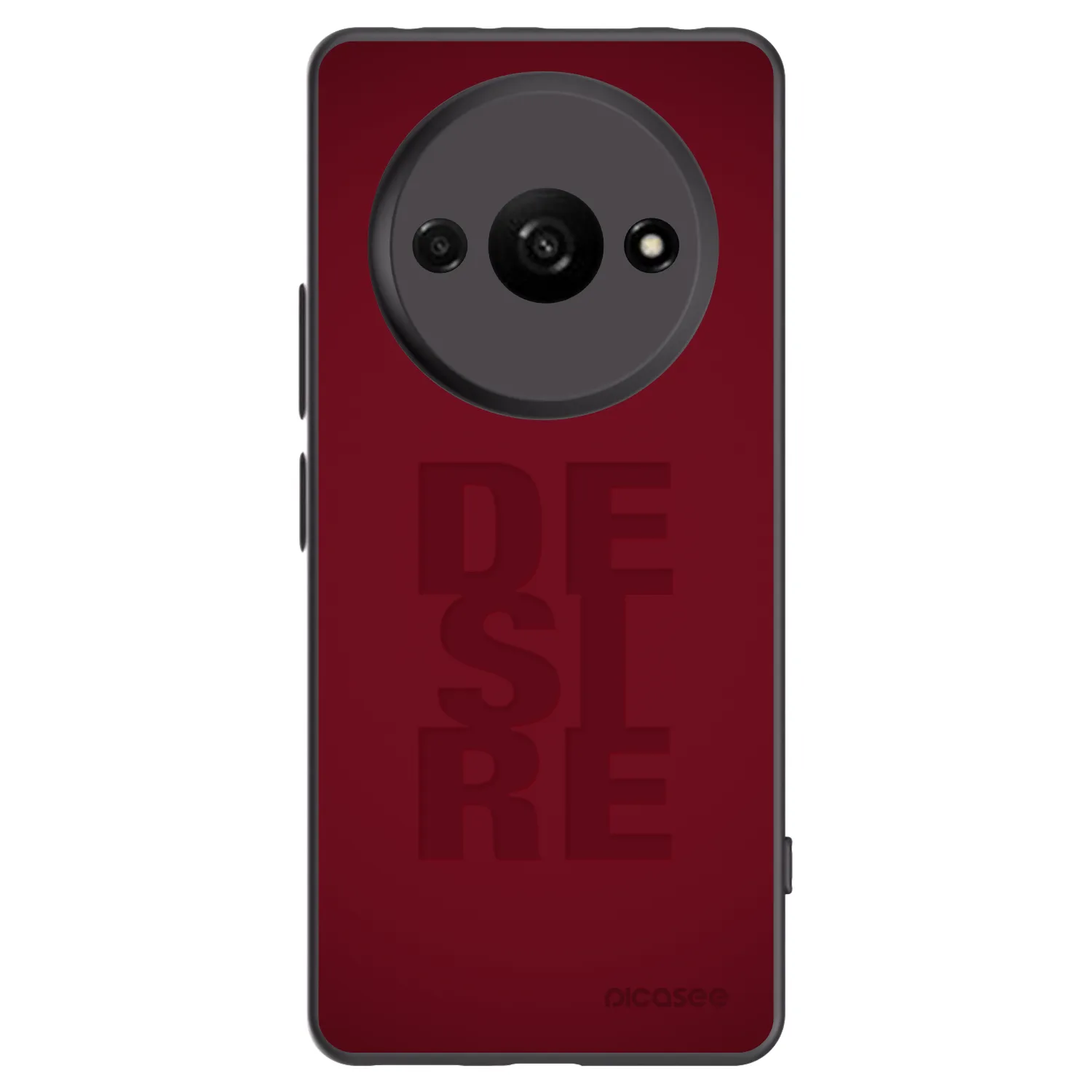 Picasee Xiaomi Redmi A3 Hülle - Schwarzes Silikon - Desire