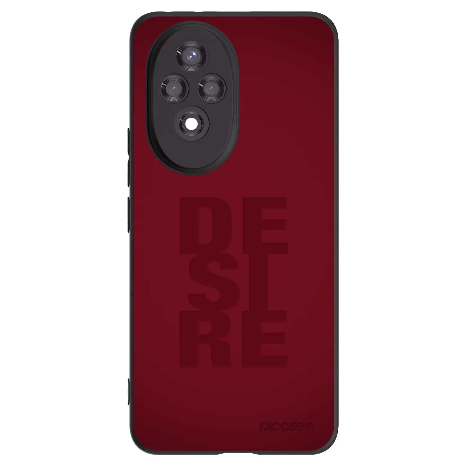 Picasee Honor 200 Pro 5G Hülle - Schwarzes Silikon - Desire