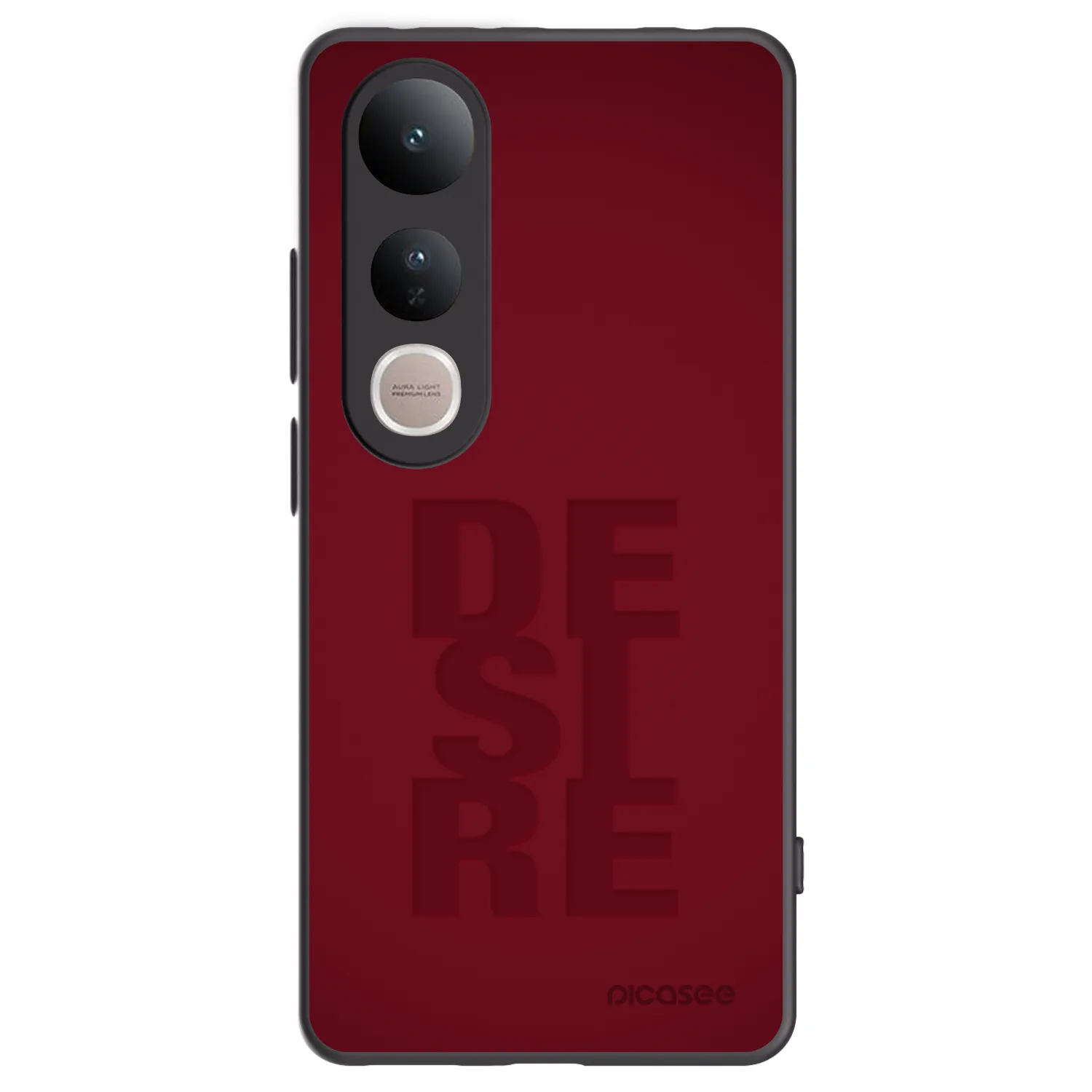 Picasee Vivo V50 Lite 5G Hülle - Schwarzes Silikon - Desire