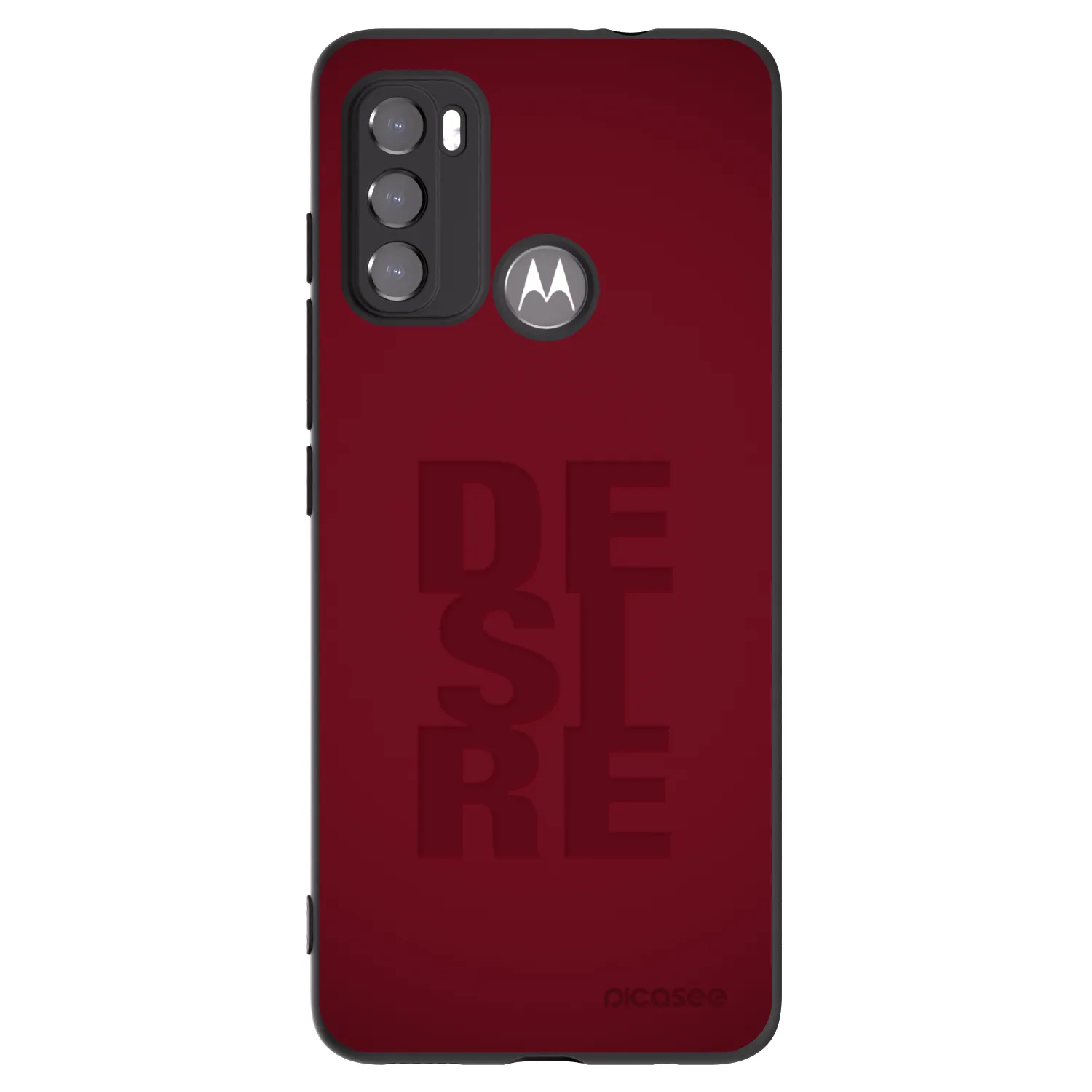 Picasee Motorola Edge 60 5G Hülle - Schwarzes Silikon - Desire