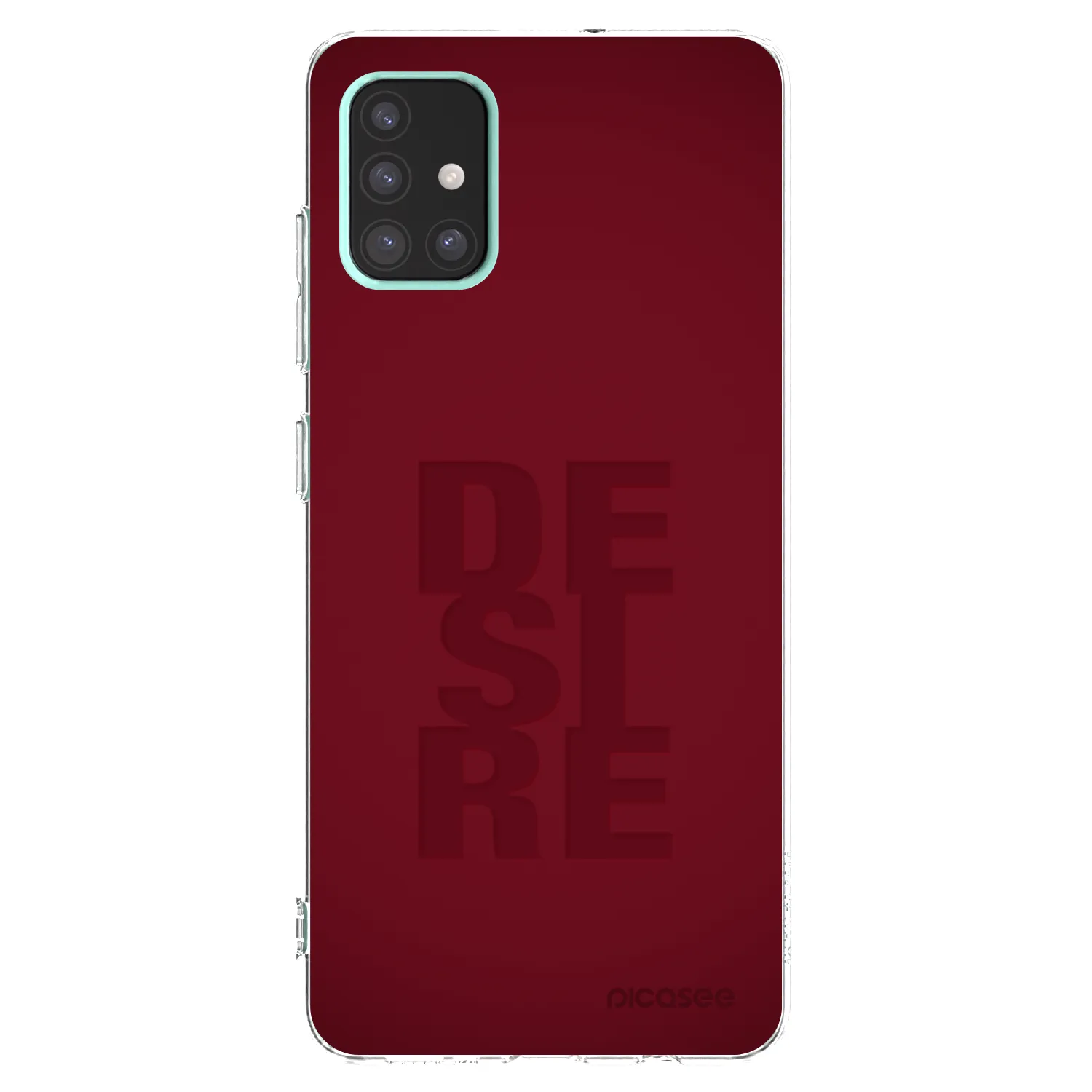 Picasee Samsung Galaxy A51 A515F Hülle - Transparentes Silikon - Desire