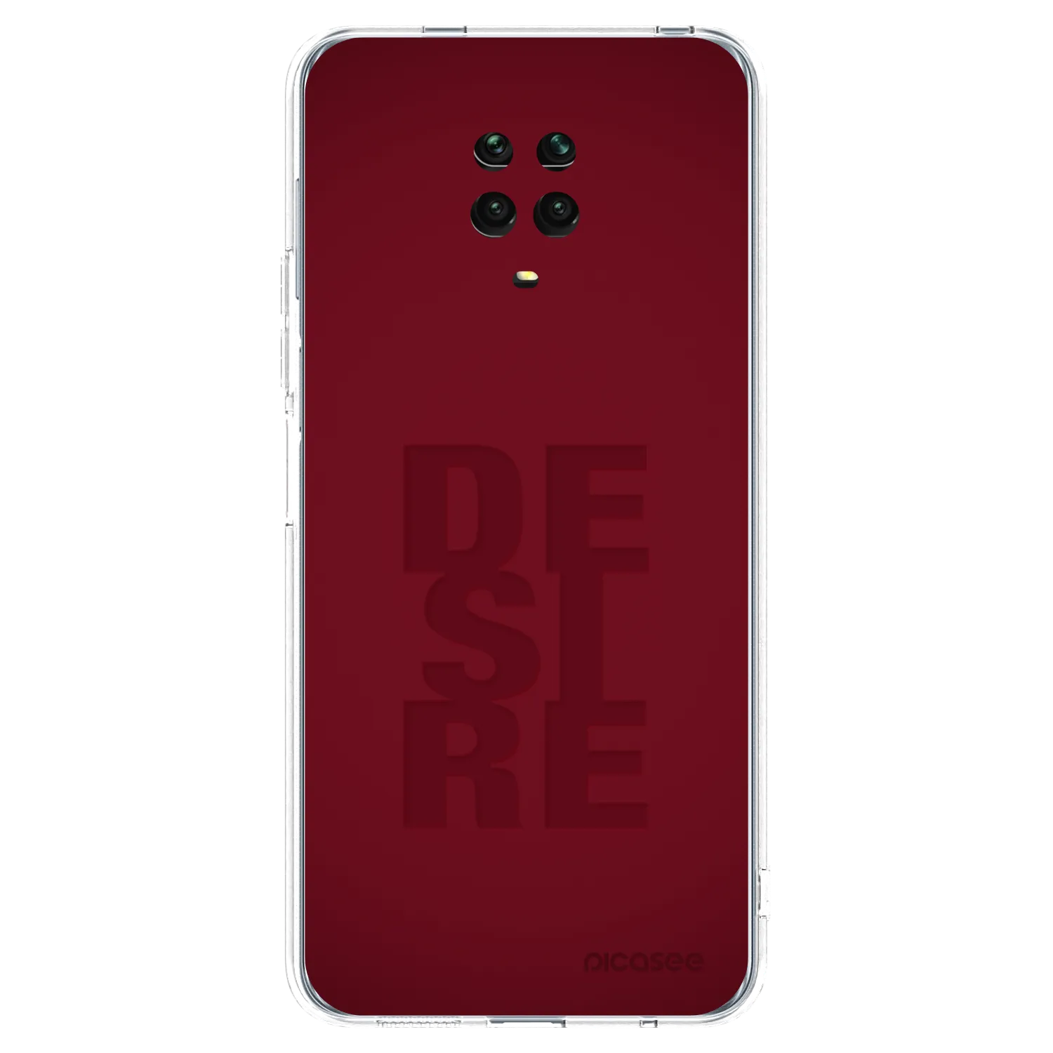 Picasee Xiaomi Redmi Note 9 Pro Hülle - Transparentes Silikon - Desire