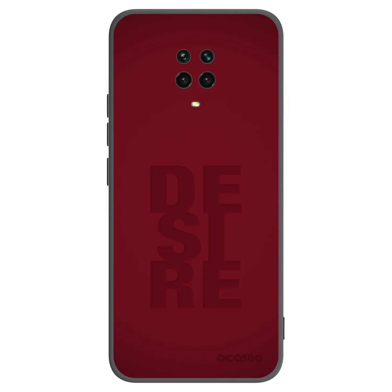 Picasee Xiaomi Redmi Note 9 Pro Hülle - Schwarzes Silikon - Desire