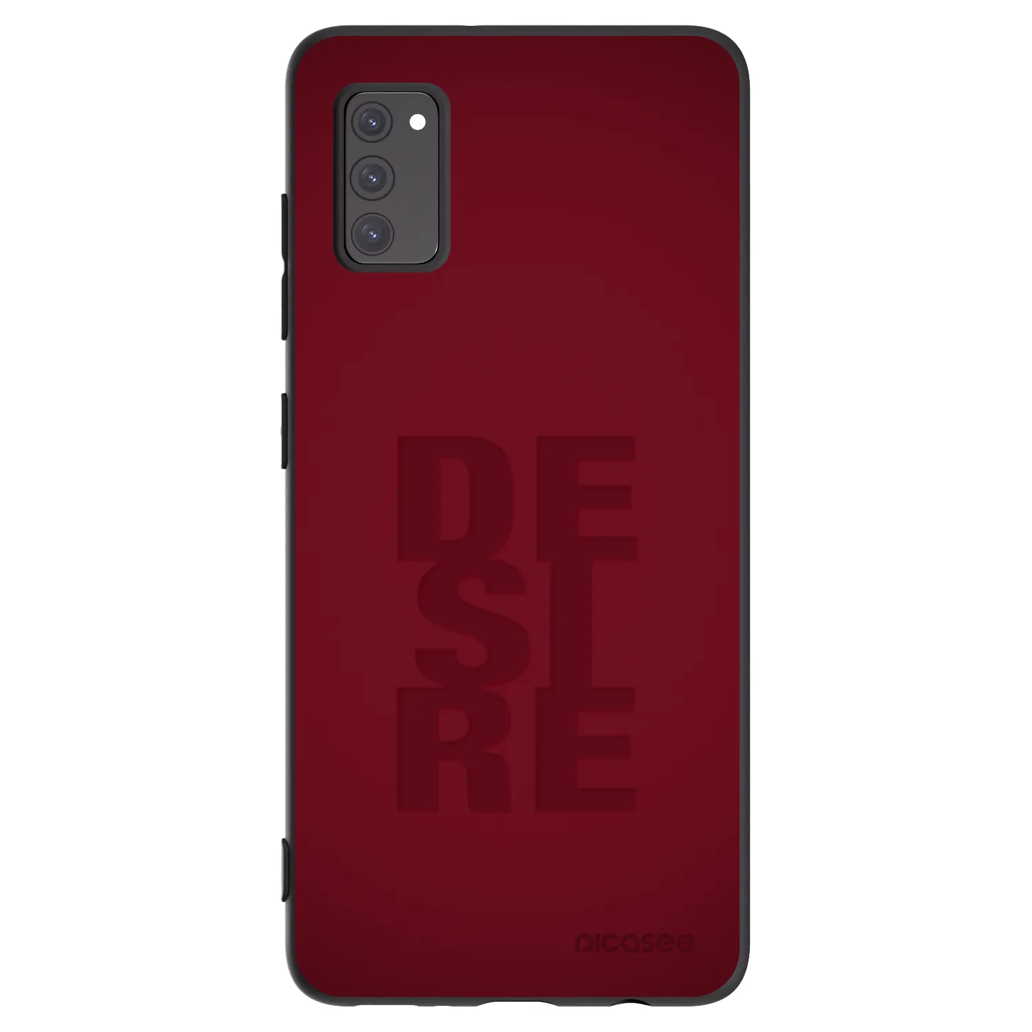 Picasee Samsung Galaxy A41 A415F Hülle - Schwarzes Silikon - Desire
