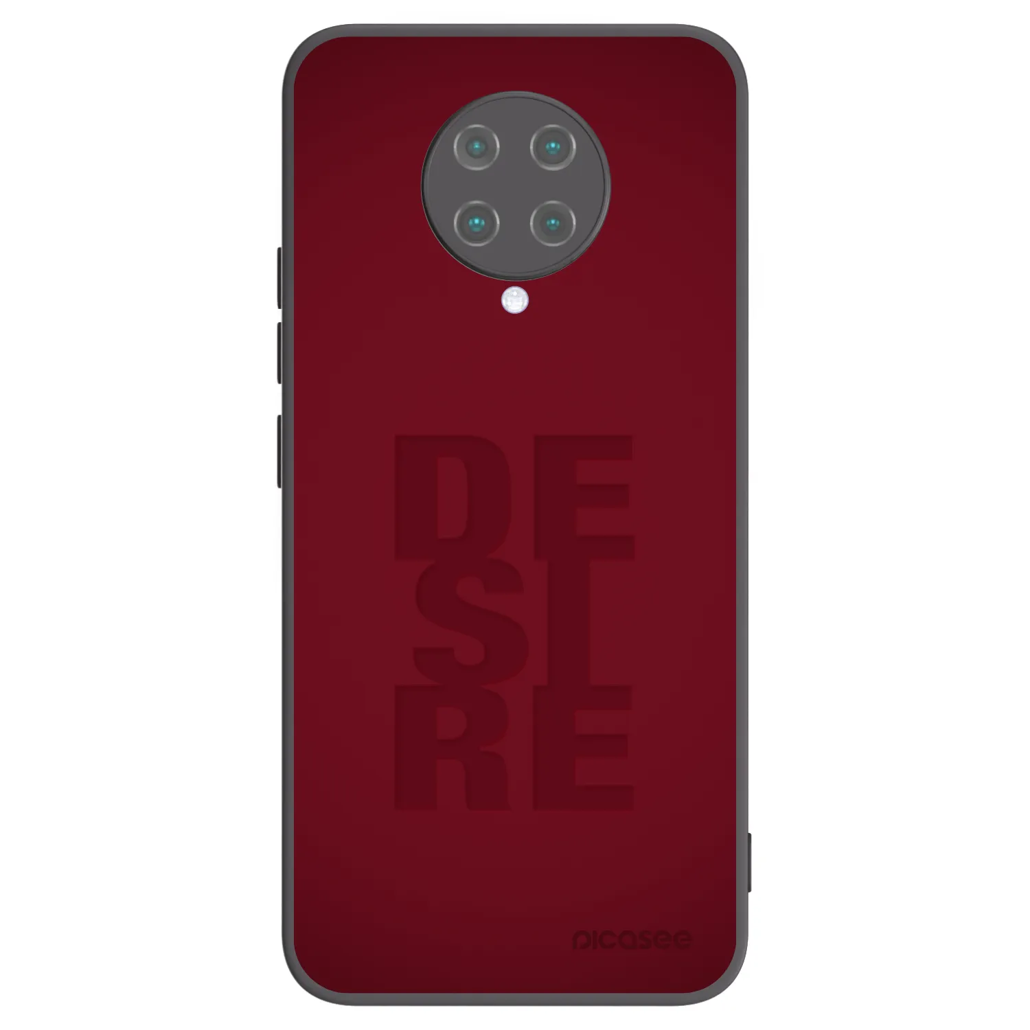 Picasee Xiaomi Poco F2 Pro Hülle - Schwarzes Silikon - Desire
