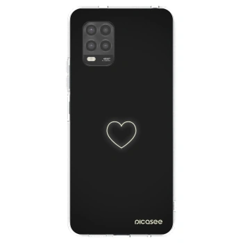 Picasee Xiaomi Mi 10 Lite Hülle - Transparentes Silikon - Heart
