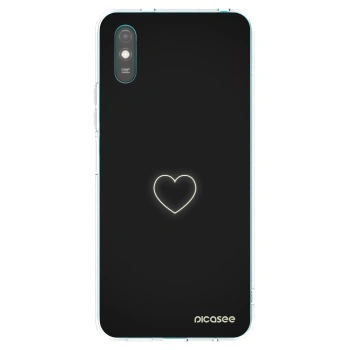 Picasee Xiaomi Redmi 9AT Hülle - Transparentes Silikon - Heart
