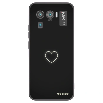 Picasee Xiaomi Mi 11 Ultra Hülle - Schwarzes Silikon - Heart