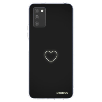 Picasee Samsung Galaxy A02s A025G Hülle - Transparentes Silikon - Heart