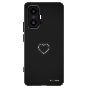 Picasee Xiaomi 11T Hülle - Schwarzes Silikon - Heart