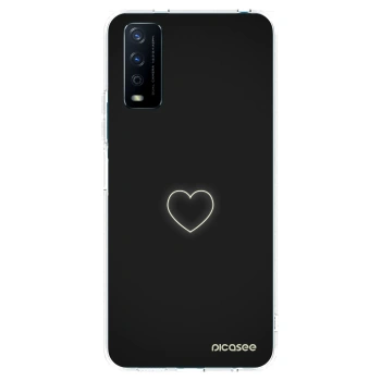 Picasee Vivo Y11s Hülle - Transparentes Silikon - Heart
