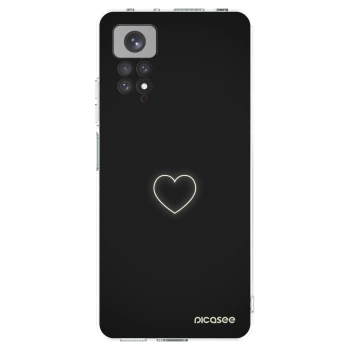 Picasee Xiaomi Redmi Note 11S 4G Hülle - Transparentes Silikon - Heart