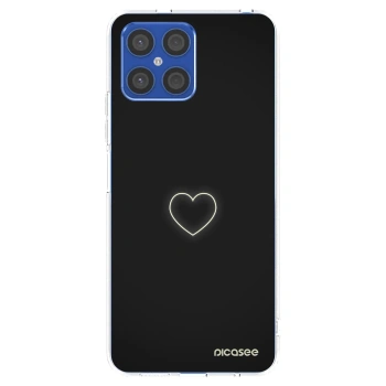 Picasee Honor X8 4G Hülle - Transparentes Silikon - Heart