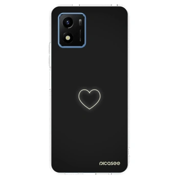 Picasee Vivo Y01 Hülle - Transparentes Silikon - Heart