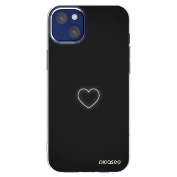 Picasee Apple iPhone 14 Plus Hülle - Transparentes Silikon - Heart