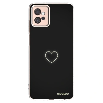 Picasee Motorola Moto G32 Hülle - Transparentes Silikon - Heart