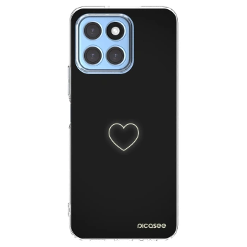 Picasee Honor X8 5G Hülle - Transparentes Silikon - Heart