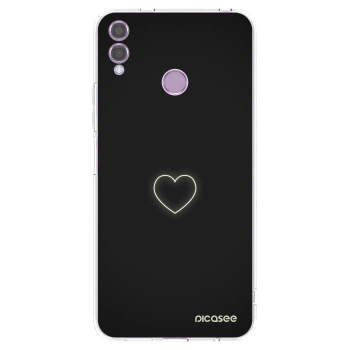 Picasee Honor 8X Hülle - Transparentes Silikon - Heart